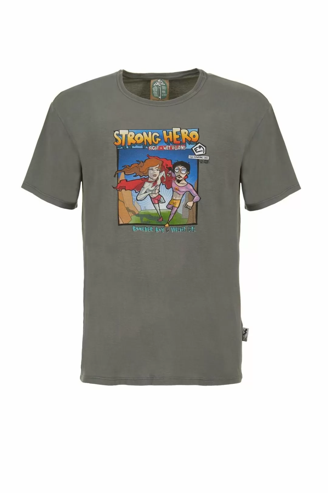 E9 T-Shirts | B-Strong Hero Grey